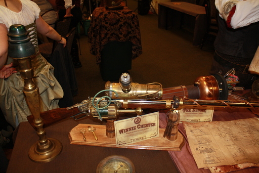 A mighty fine steampunk rifle
