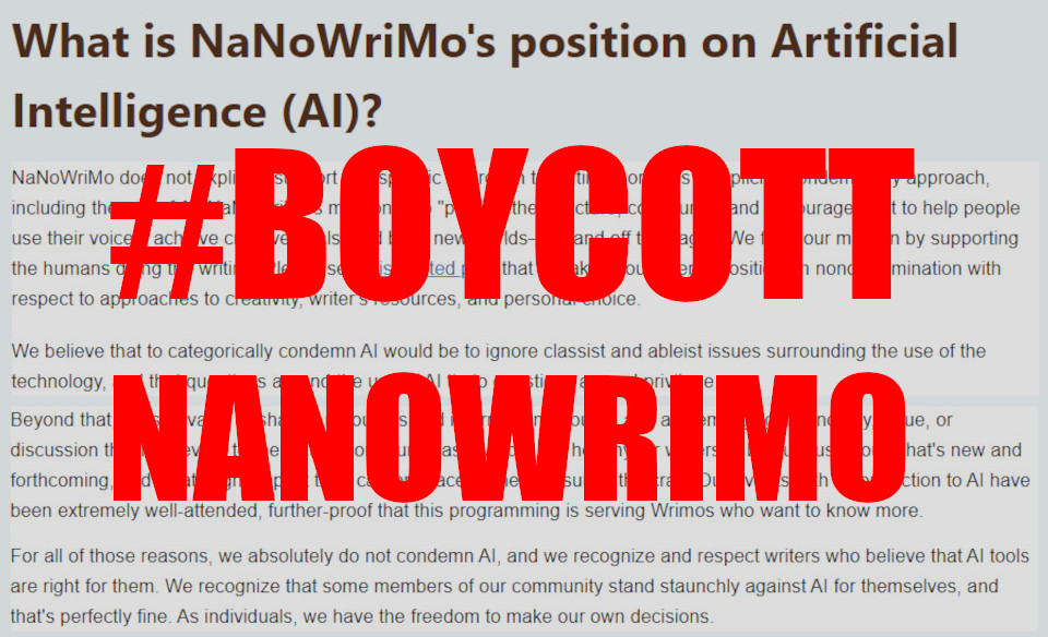 NaNoWriMo Shutting Down